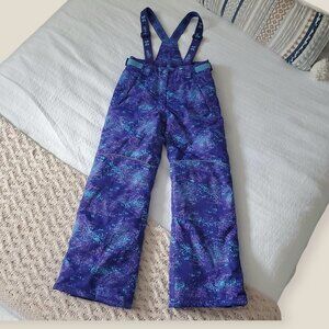 XMTN Water Resistant Multi Adjustable Purple Splatter Snowpants-Like New-Size 14